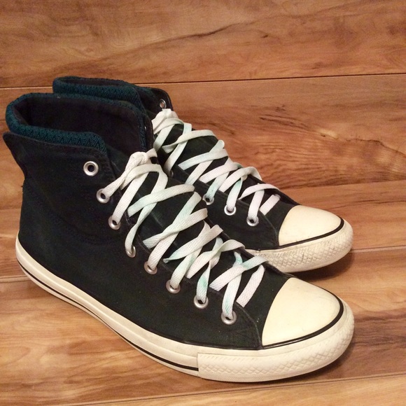 Converse Allstar Hi Tops Green/White Men 12/Wo 14 - Picture 3 of 7